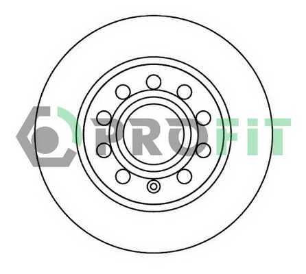Тормозной диск BLUE PRINT арт. 5010-1224