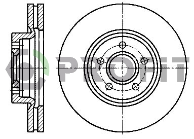 Тормозной диск FEBI BILSTEIN арт. 5010-1225