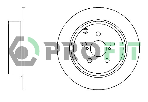 Диск гальмівний BREMBO арт. 5010-1406