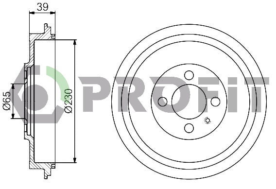 Тормозной барабан A.B.S. арт. 5020-0092