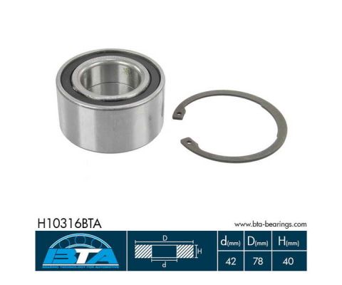 Підшипник колеса,комплект SKF арт. H10316BTA