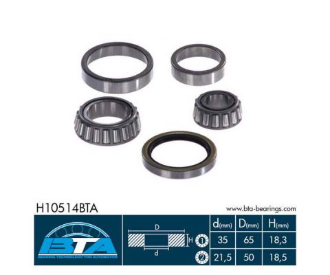 Комплект подшипника ступицы колеса SKF арт. H10514BTA