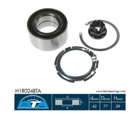Комплект подшипника ступицы колеса SKF арт. H1R024BTA
