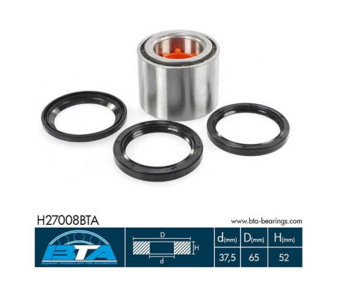 Комплект подшипника ступицы колеса HERTH+BUSS JAKOPARTS арт. H27008BTA