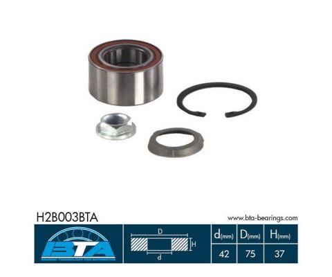 Підшипник колеса,комплект SKF арт. H2B003BTA