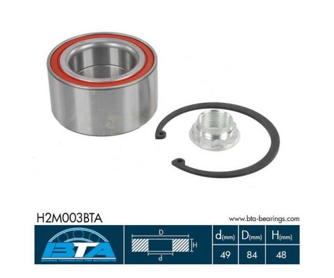 Комплект подшипника задней ступицы колеса FAG арт. H2M003BTA