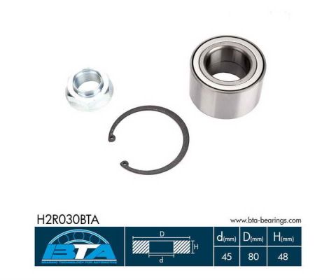 Комплект подшипника ступицы колеса SKF арт. H2R030BTA