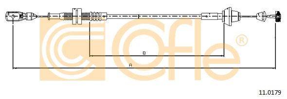 Трос акселератора COFLE 11.0179