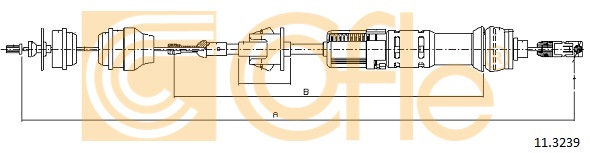 Трос сцепления COFLE 11.3239