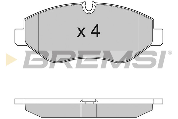 Тормозные колодки перед. Sprinter/Crafter 06- ATE арт. BP3292