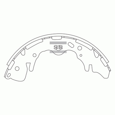 Комплект тормозных колодок Hi-Q SA130
