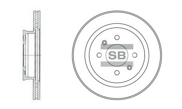Тормозной диск передний BREMBO арт. SD1021
