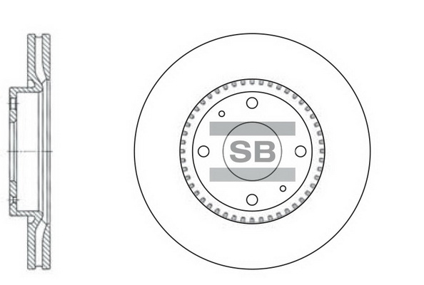 Тормозной диск передний REMSA арт. SD1046