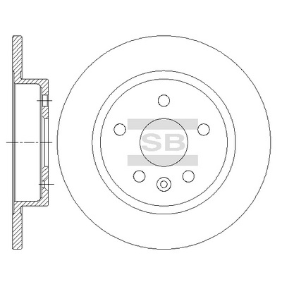 Диск гальмівний FEBI BILSTEIN арт. SD3044