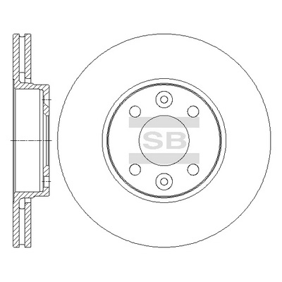 Диск гальмівний FEBI BILSTEIN арт. SD3067