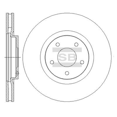 Тормозной диск передний FEBI BILSTEIN арт. SD4239