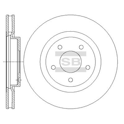 Тормозной диск передний  арт. SD4240