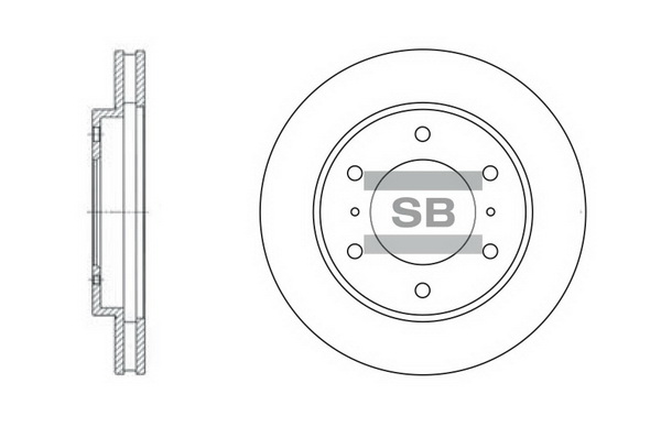 Тормозной диск передний REMSA арт. SD4306