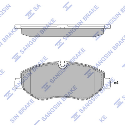 кт. Гальмiвнi колодки FEBI BILSTEIN арт. SP1622
