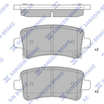 Тормозные колодки дисковые SOLGY арт. SP2135