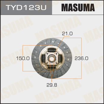 Диск сцепления BLUE PRINT арт. TYD123U