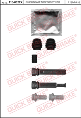 Комплект направляющей гильзы QUICK BRAKE 1130022X