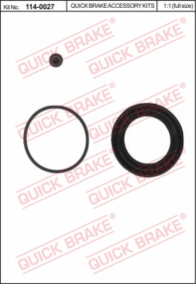 Ремкомплект супорта (переднього) VW Caddy III 04-15 (d=54mm) (Ate) AUTOFREN SEINSA арт. 1140027