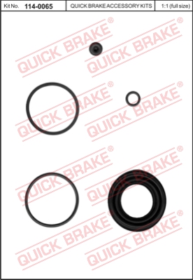 Ремкомплект суппорта BUDWEG CALIPER арт. 114-0065