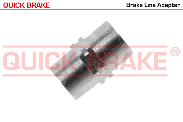 Соединитель трубки тормозной (M10x1/14x24/d=3.5) (мама/мама) QUICK BRAKE арт. ODD