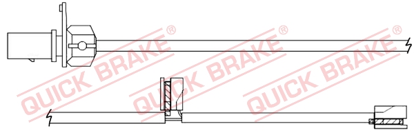 Датчик износа тормозных колодок BOSCH арт. WS 0357 A