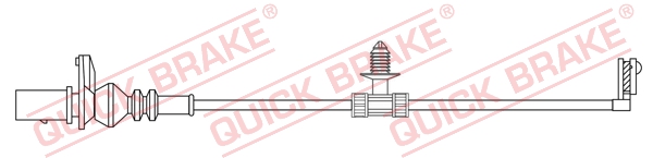 Датчик износа тормозных колодок BOSCH арт. WS0415A