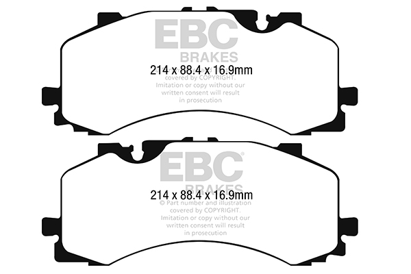 Тормозные колодки дисковые EBC Brakes DP42279R