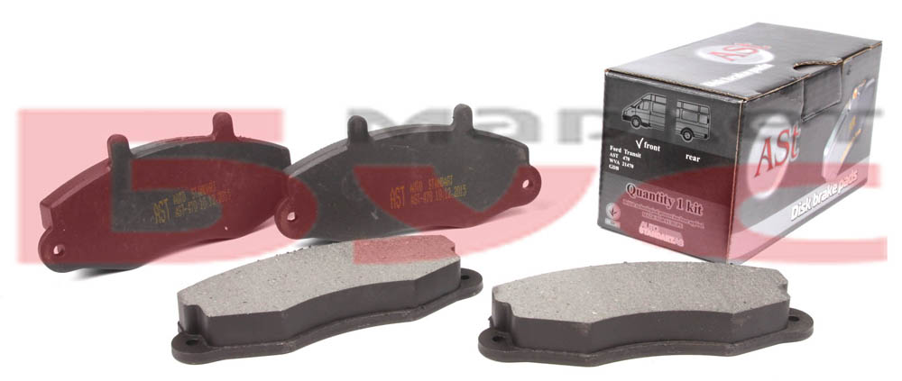 Колодки тормозные (передние) Ford Transit 91-00 14 SOLGY арт. AST470