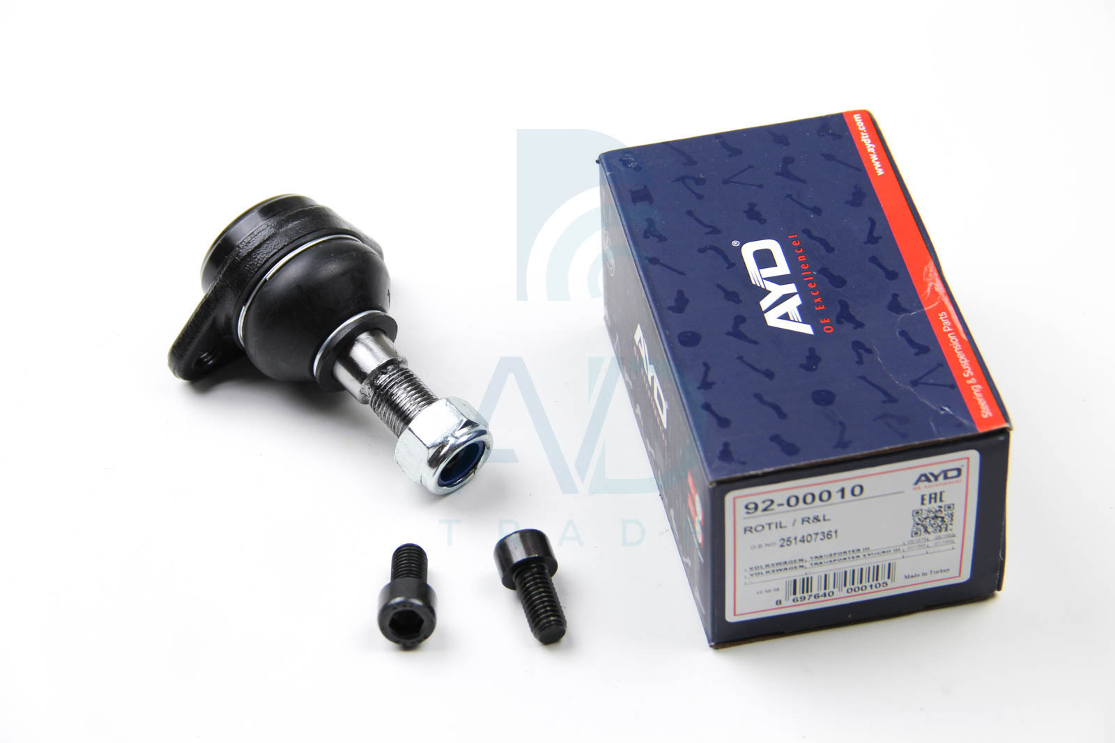 Шаровая опора верхняя VW T2 -91 CORTECO арт. 9200010