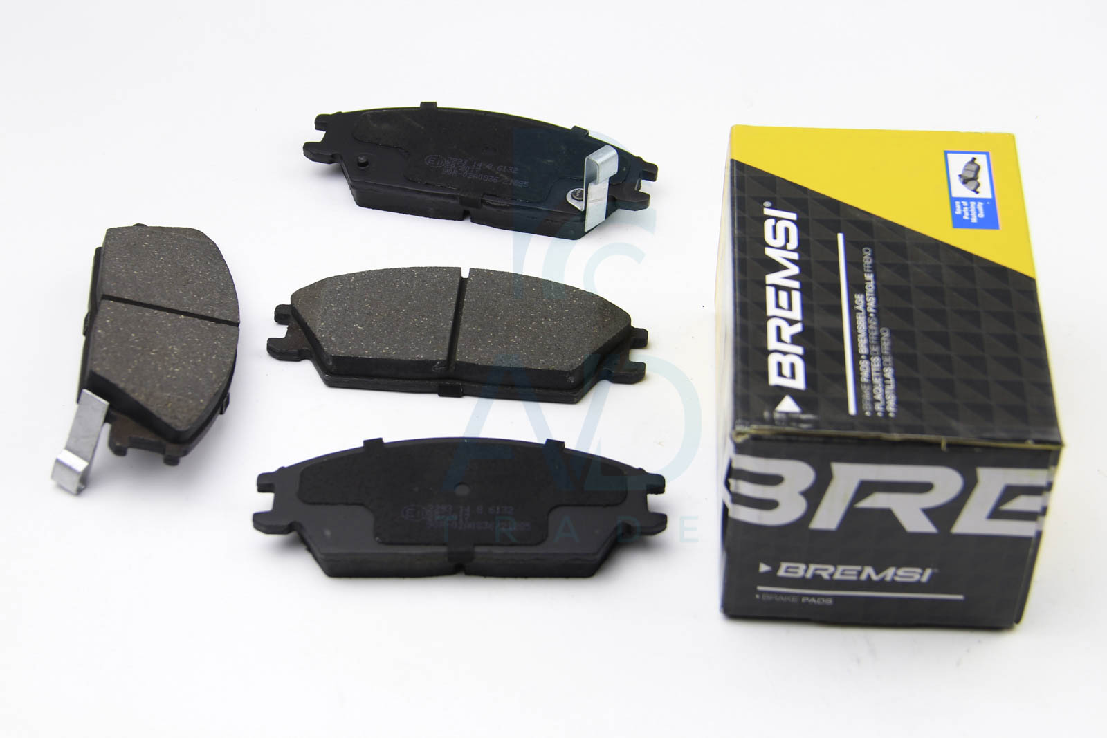 Тормозные колодки передние дисковые BREMBO арт. BP2293