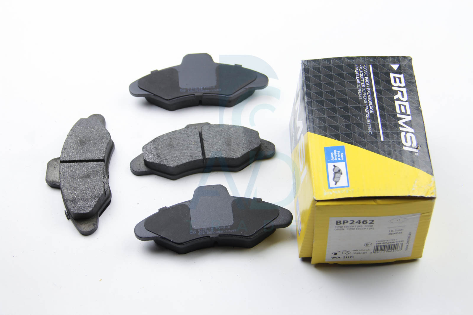 Тормозные колодки передние дисковые ICER арт. BP2462