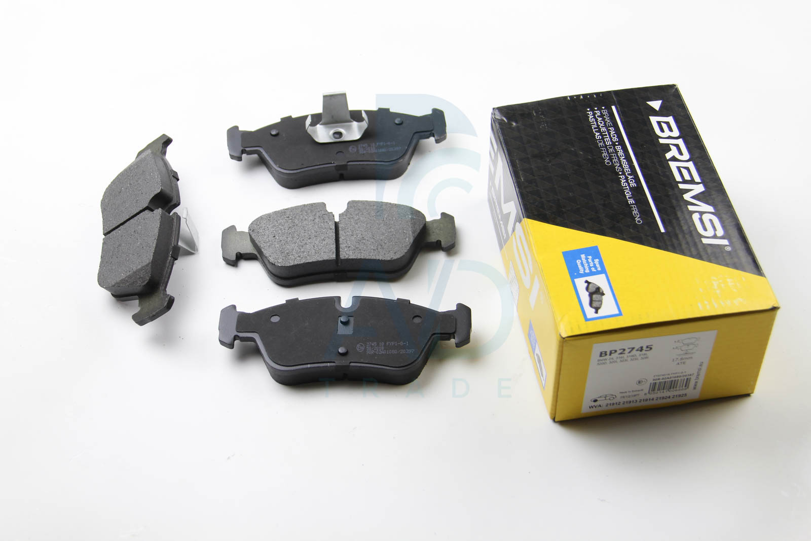 Тормозные колодки перед. BMW 3 (E36/E46) 90-09 (ATE) TEXTAR арт. BP2745