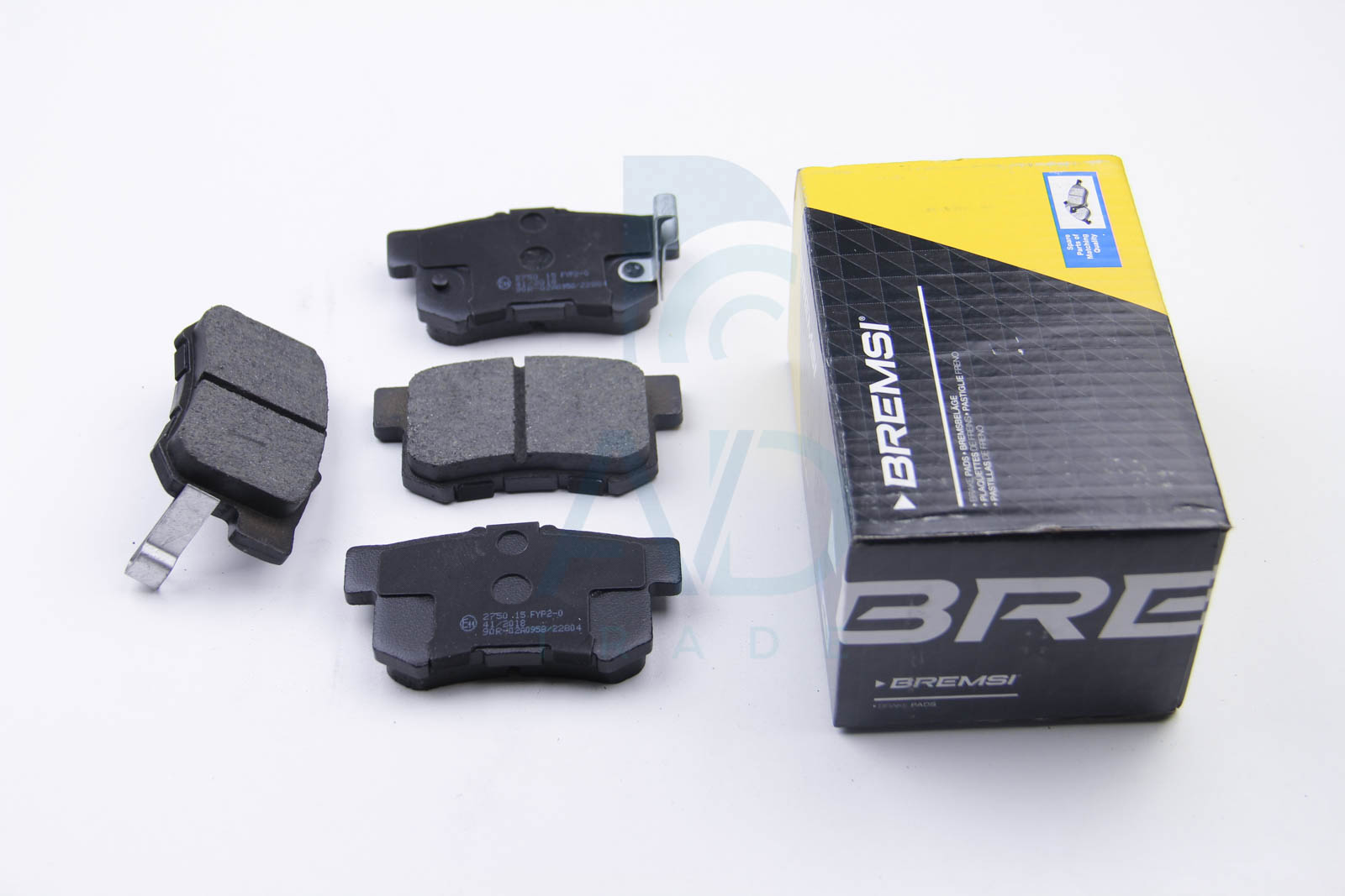 Тормозные колодки зад. Civic 98-01/CR-V 01-06 (Akebono) (47,5x89x14,5) TRW арт. BP2750