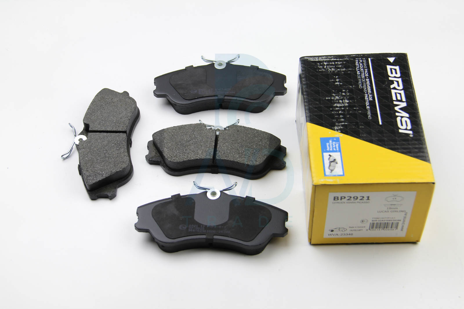Тормозные колодки передние дисковые BOSCH арт. BP2921
