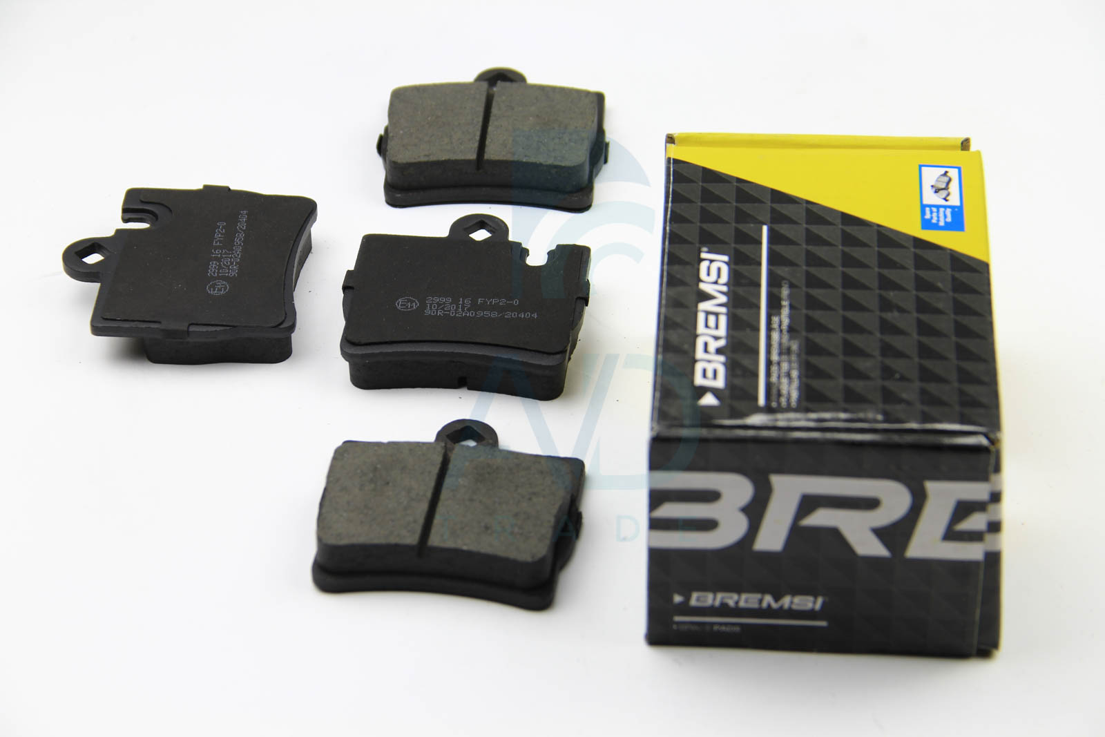 Тормозные колодки задние дисковые BREMBO арт. BP2999