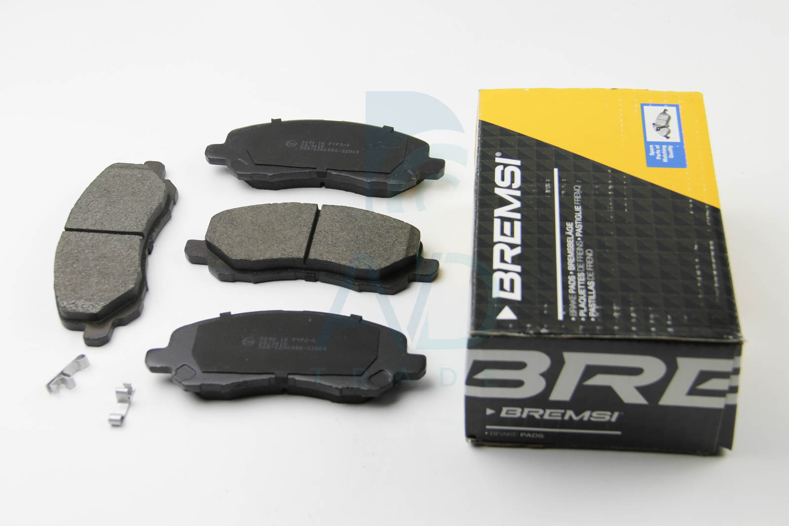 Тормозные колодки передние дисковые BRECK арт. BP3080
