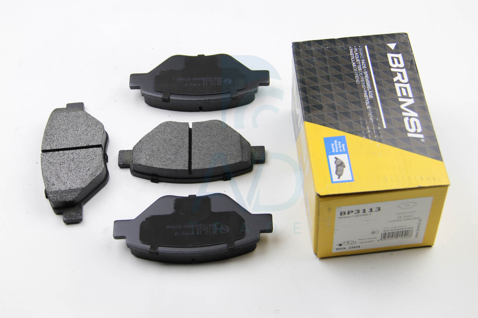 Тормозные колодки передние дисковые BOSCH арт. BP3113