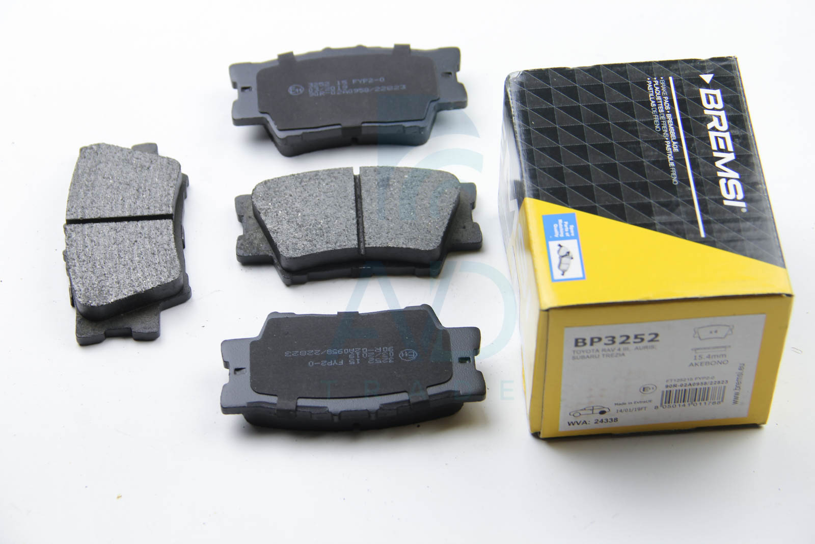 Тормозные колодки дисковые TEXTAR арт. BP3252