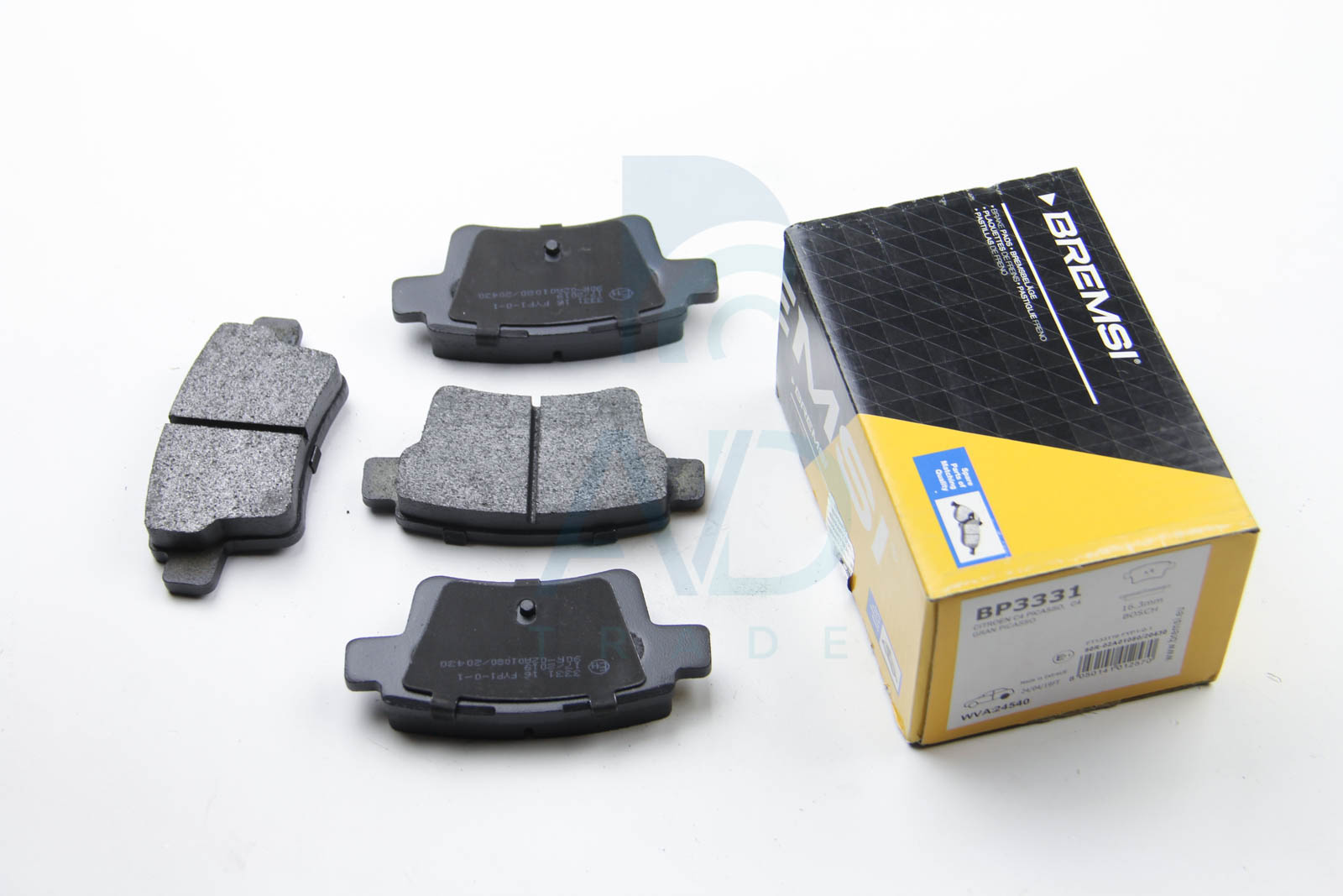 Тормозные колодки дисковые TRW арт. BP3331