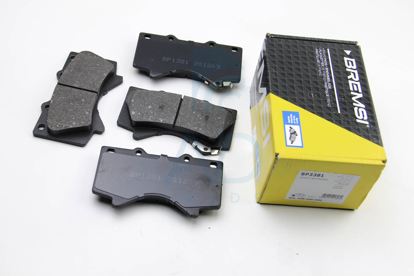 Тормозные колодки перед. Toyota Land Cruiser 08- (advics) DELPHI арт. BP3381