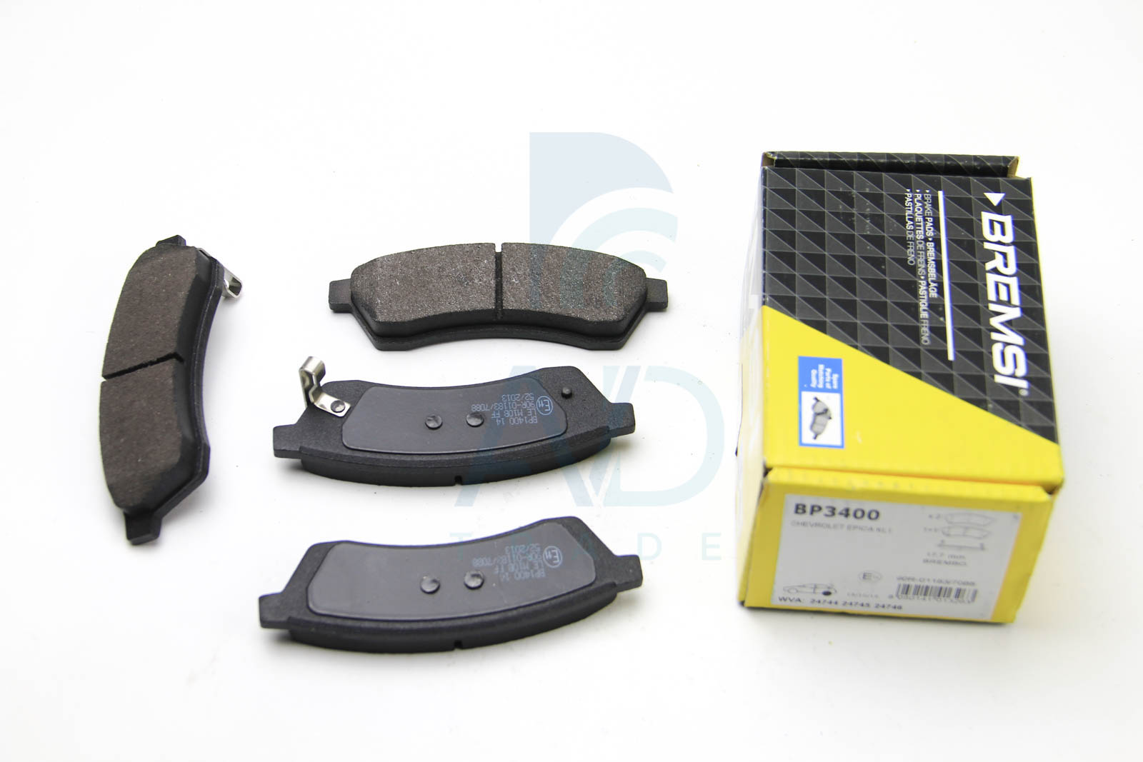 Тормозные колодки задние дисковые BREMBO арт. BP3400