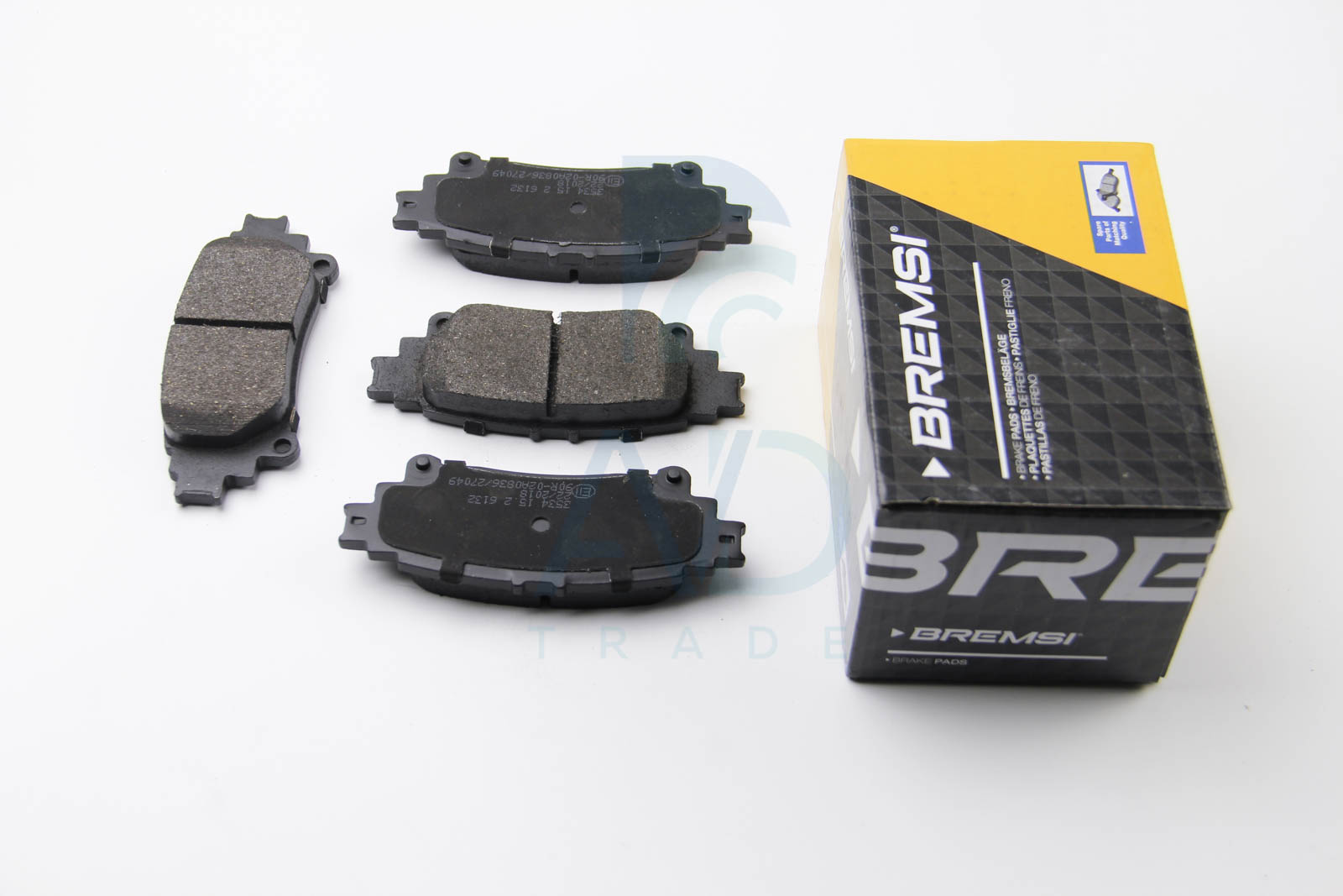 Тормозные колодки задние дисковые BREMBO арт. BP3534