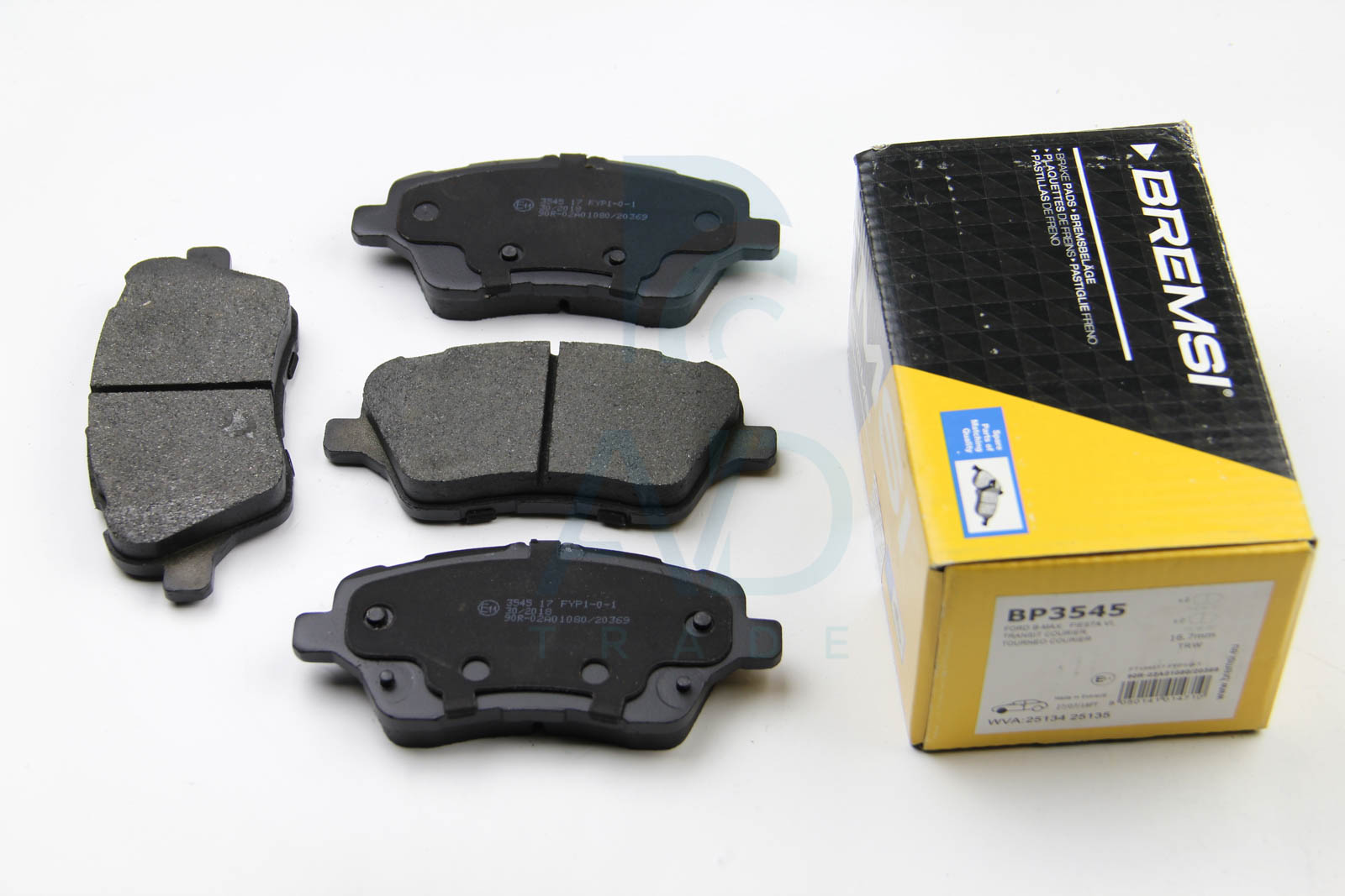 Тормозные колодки передние дисковые ICER арт. BP3545