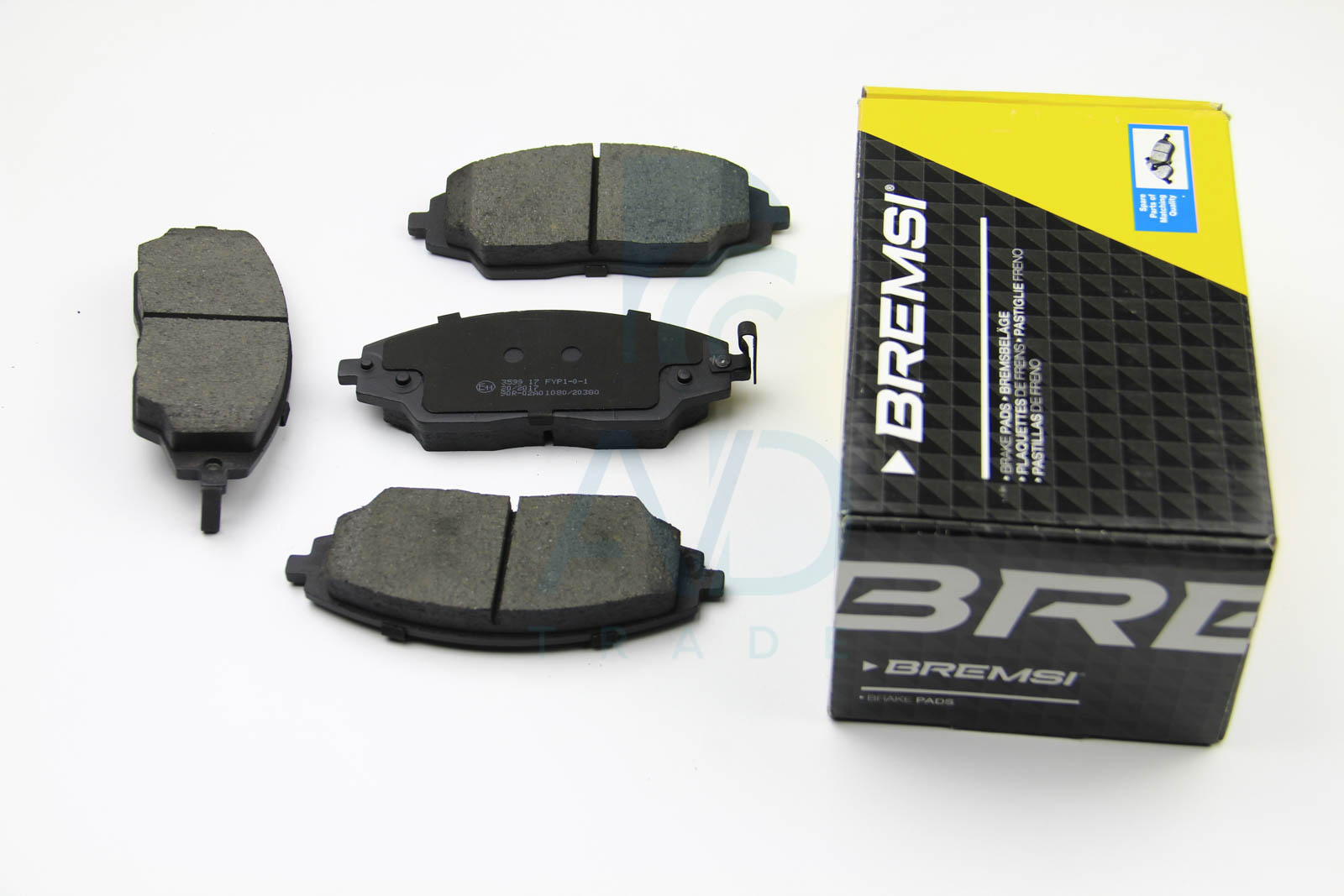 Тормозные колодки передние дисковые TRW арт. BP3599