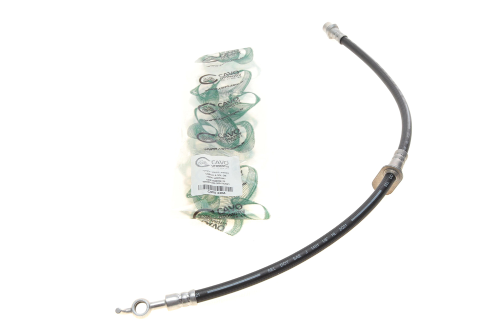 Шланг тормозной (передний) Toyota Avensis/Corolla 1.4-2.4D 01-08 (L) LPR арт. C900 448A